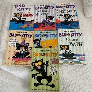 Bad Kitty Book Set with Colorful Covers
